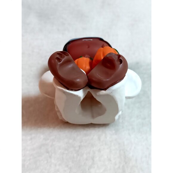 Kirk 2001 Angel Cheeks figurine Native American pumpkins 3" - Picture 4 of 5